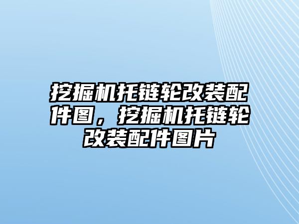 挖掘機(jī)托鏈輪改裝配件圖，挖掘機(jī)托鏈輪改裝配件圖片